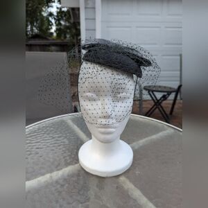 Gray Fascinator